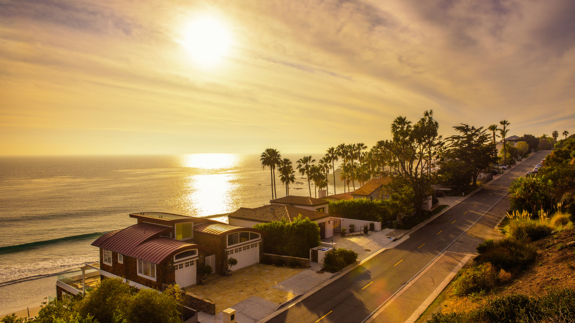Coastal homes representing site, drainage, and foundation questions